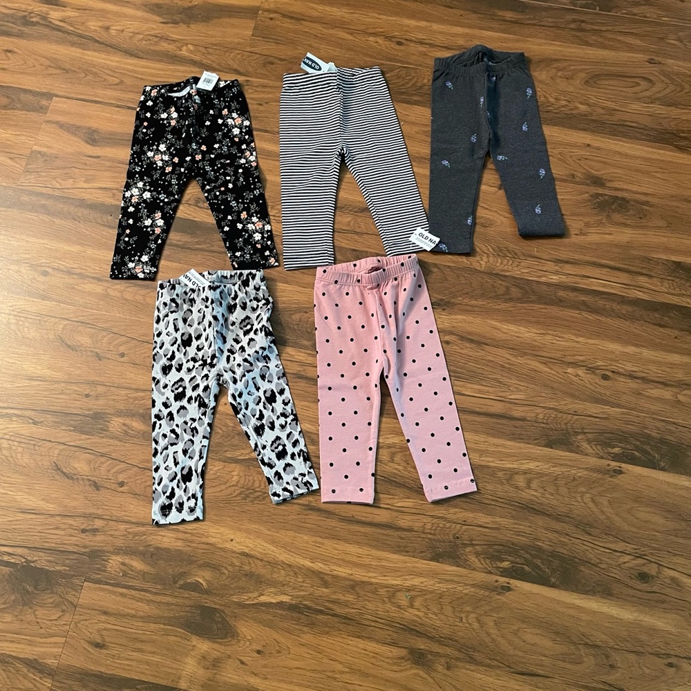 Lot of Leggings 12-18 Months